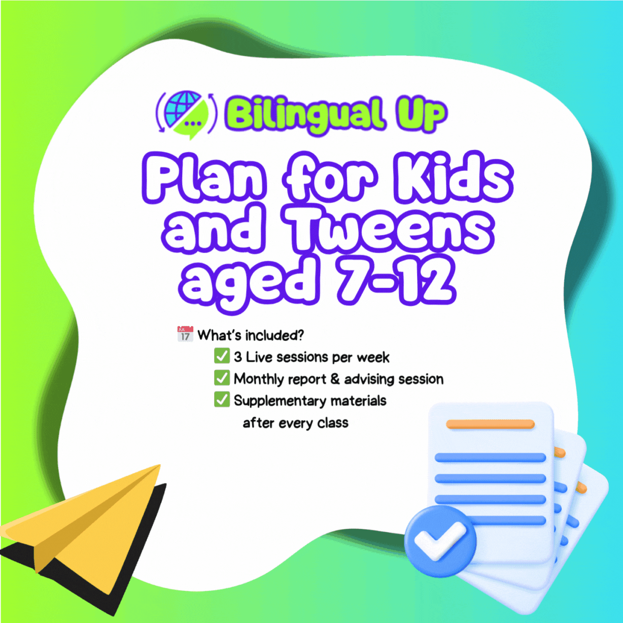 PLAN for Children aged 7-12 Years Old